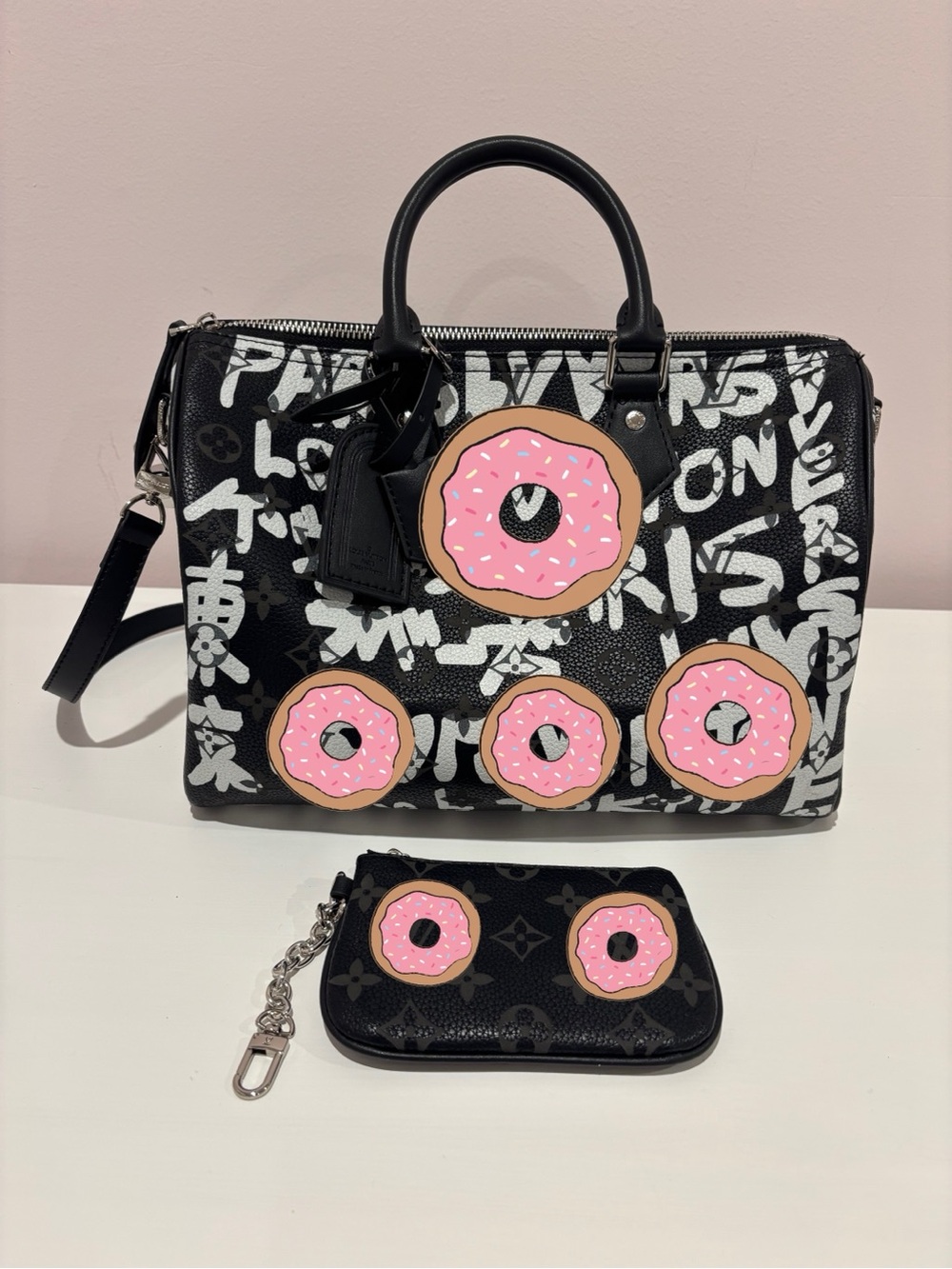 Black Graffiti Bag